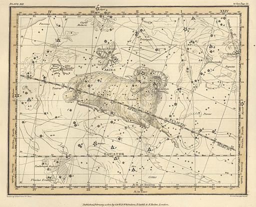 Aries - Alexander Jamieson Celestial Atlas - Plate 13