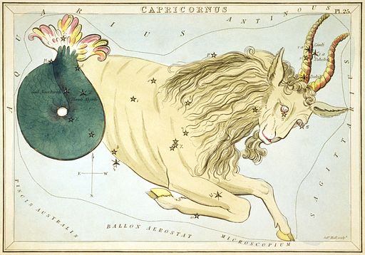 Capricornus by Sidney Hall from Urania's Mirror