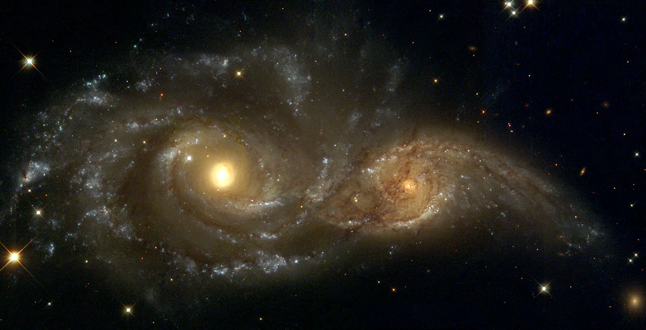 NGC 2207 and NGC 2163